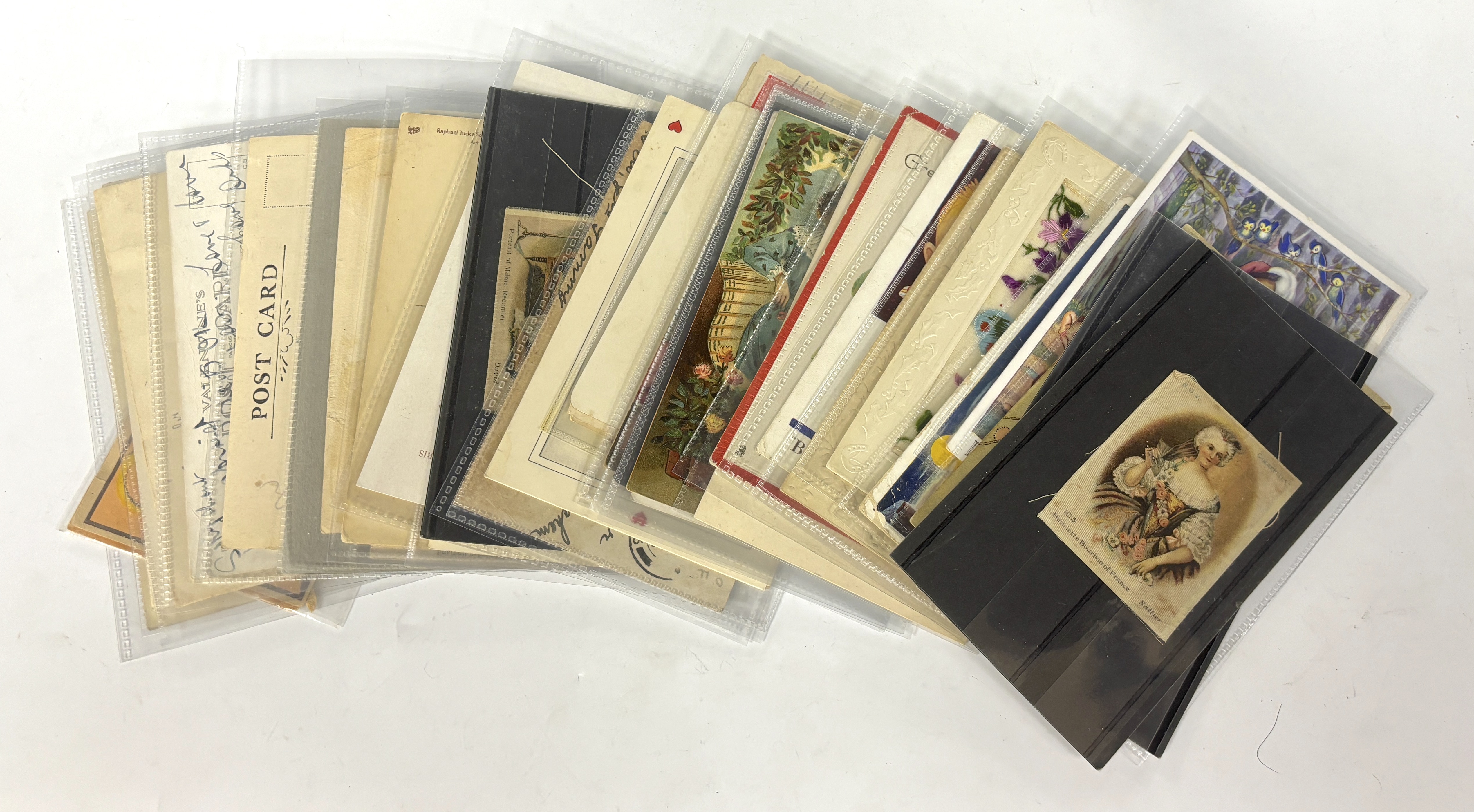 A collection of various postcards